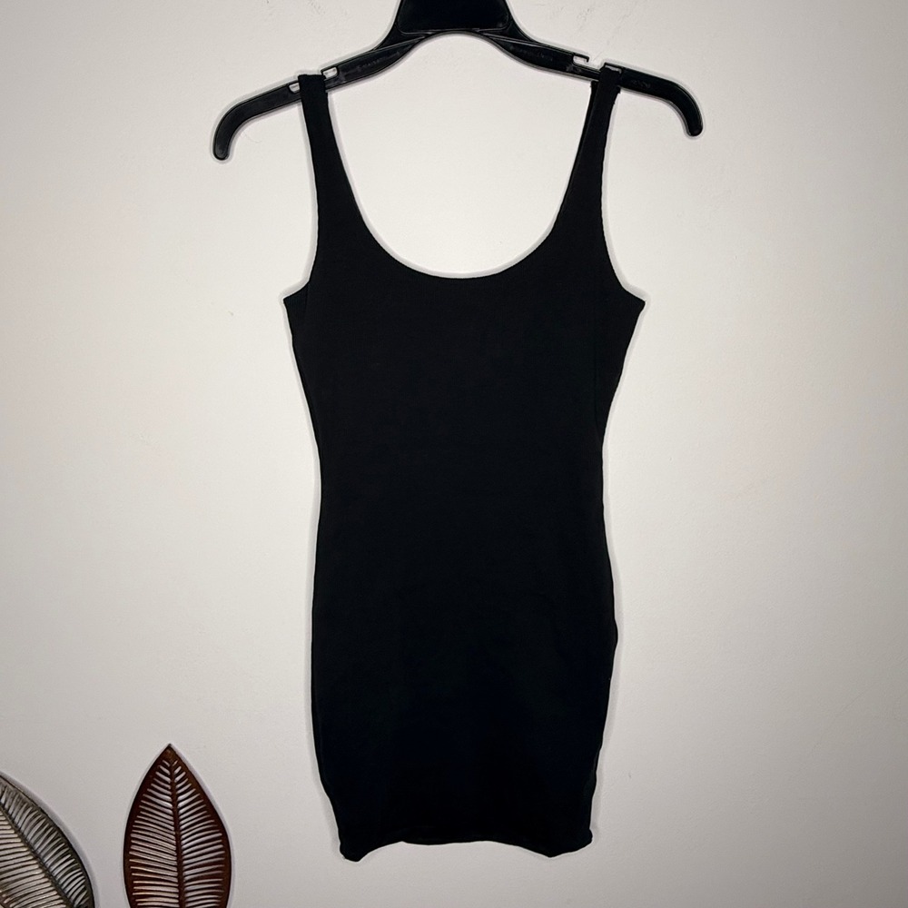 Meshki Black Bodycon Mini Dress - Picture 2 of 7